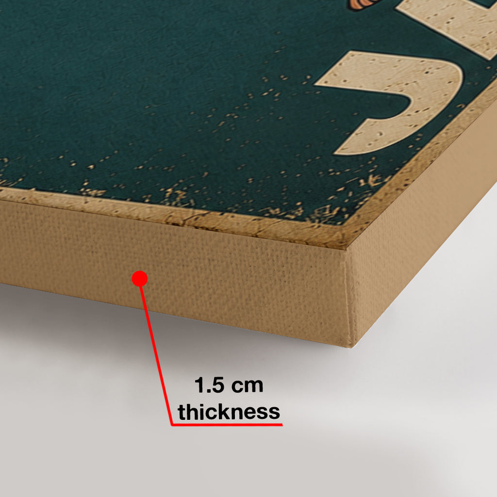 Beste Tageszeit - Personalisierte Vaterleinwand und Poster
