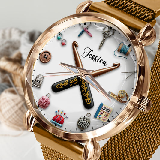 Crochet Time – Personalisierte Häkel-Damenuhr