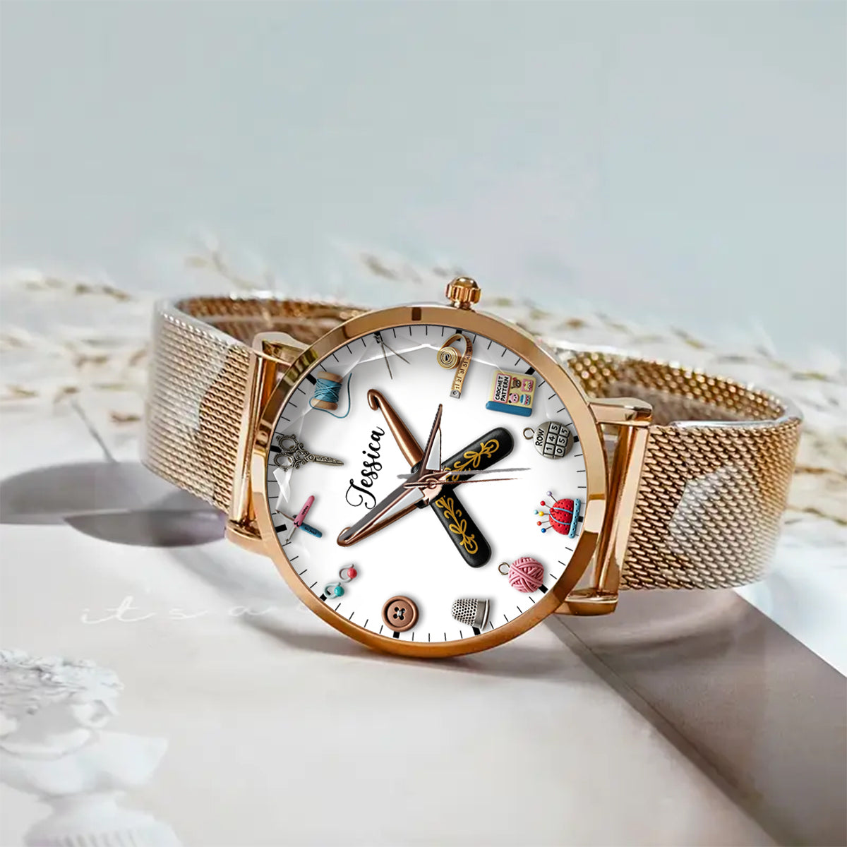 Crochet Time – Personalisierte Häkel-Damenuhr