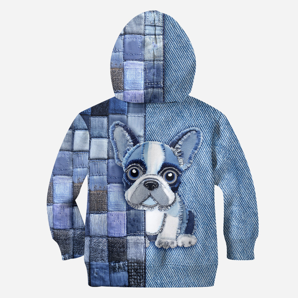 Ich liebe Französische Bulldoggen – Personalisiertes T-Shirt mit Hundemotiv