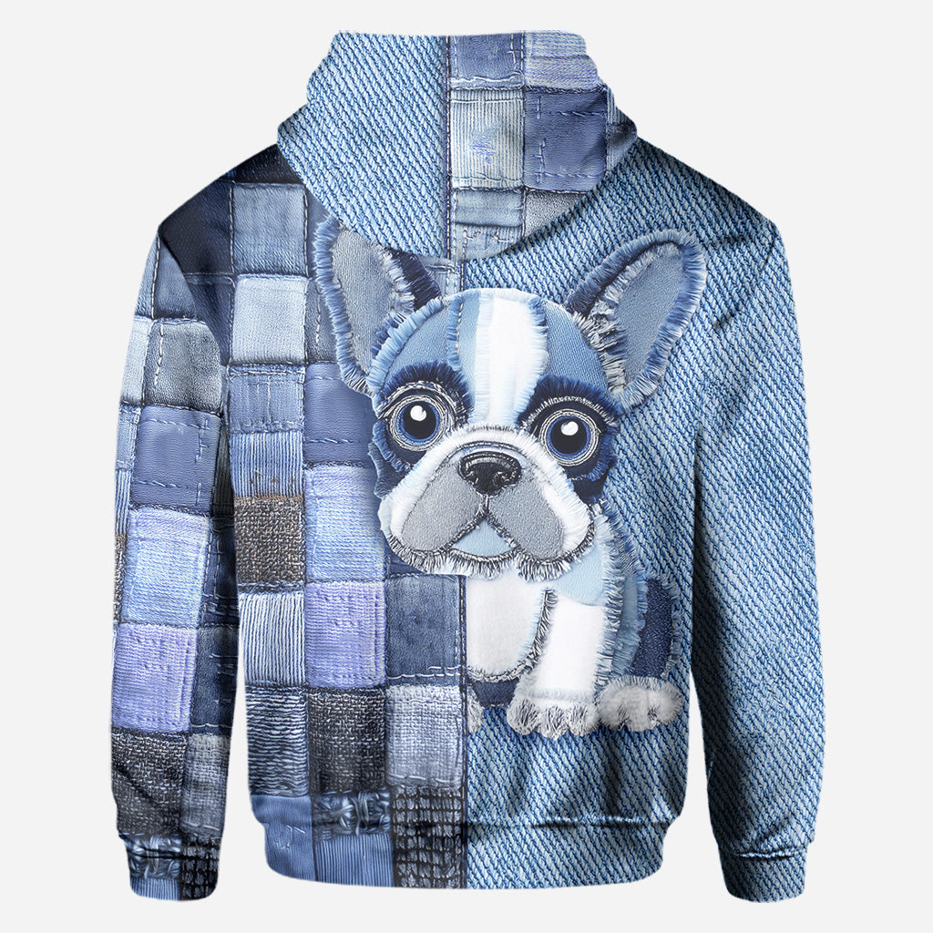 Ich liebe Französische Bulldoggen – Personalisiertes T-Shirt mit Hundemotiv