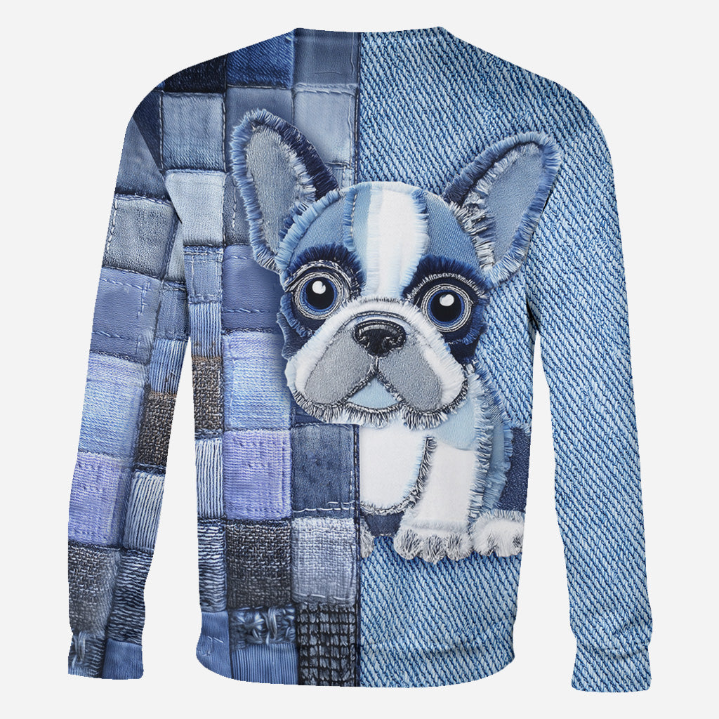 Ich liebe Französische Bulldoggen – Personalisiertes T-Shirt mit Hundemotiv