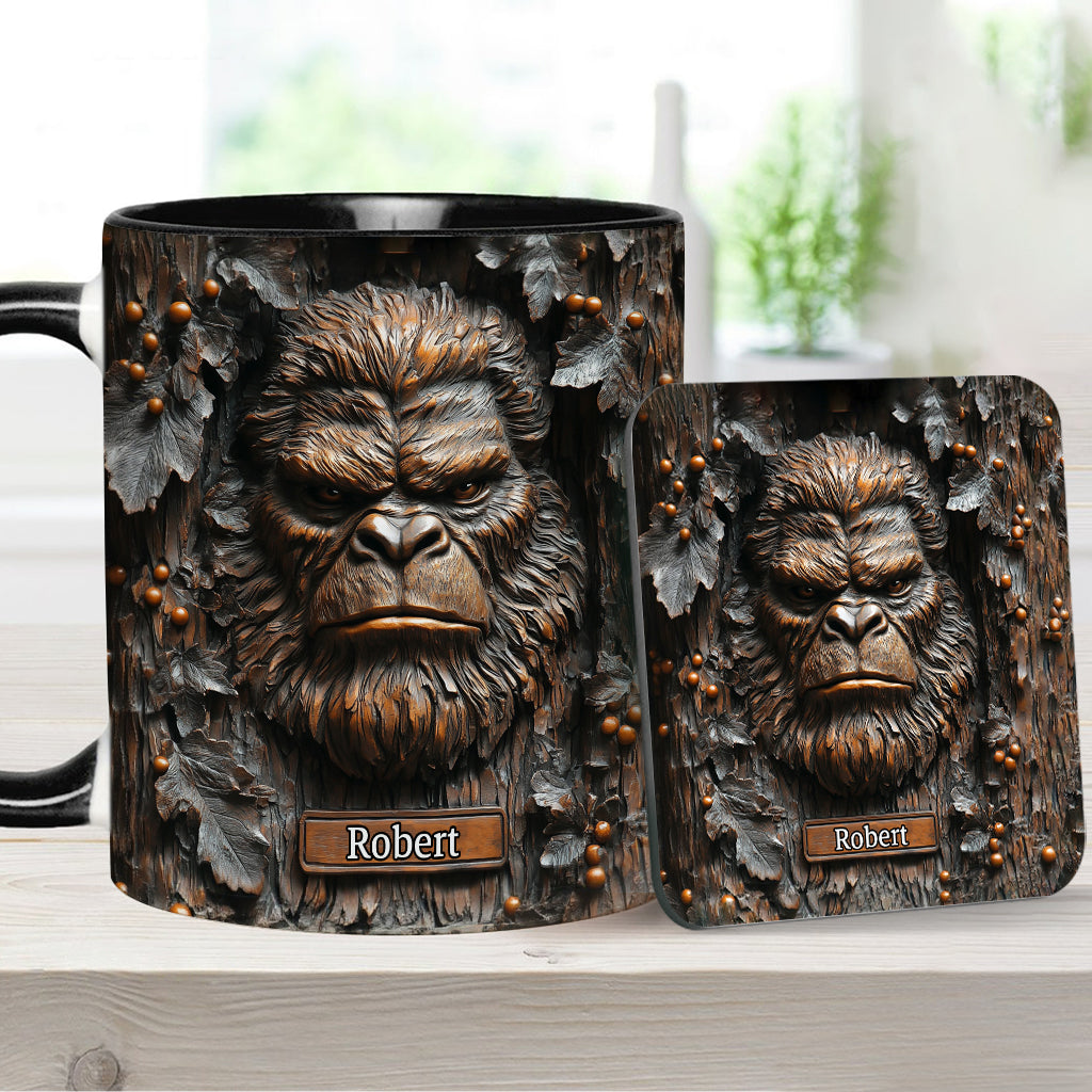 Sasquatch - Personalized Camping Accent Mug