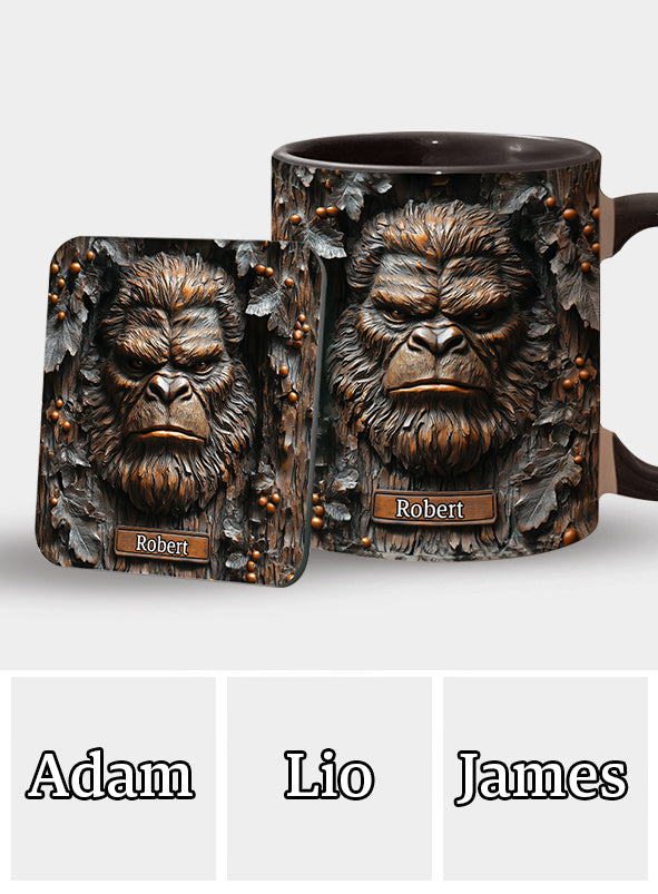 Sasquatch - Personalized Camping Accent Mug