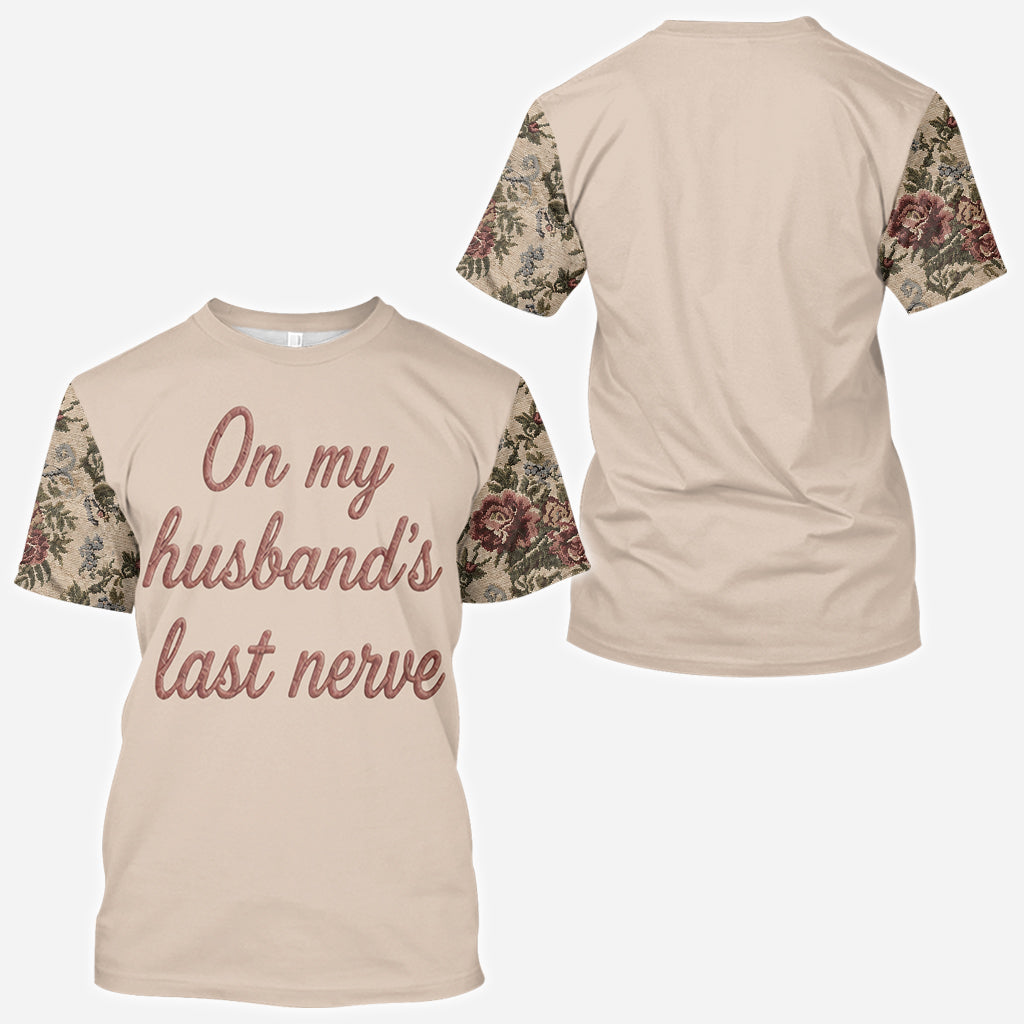 On My Boyfriend's Last Nerve - Personalized Couple All Over Shirt