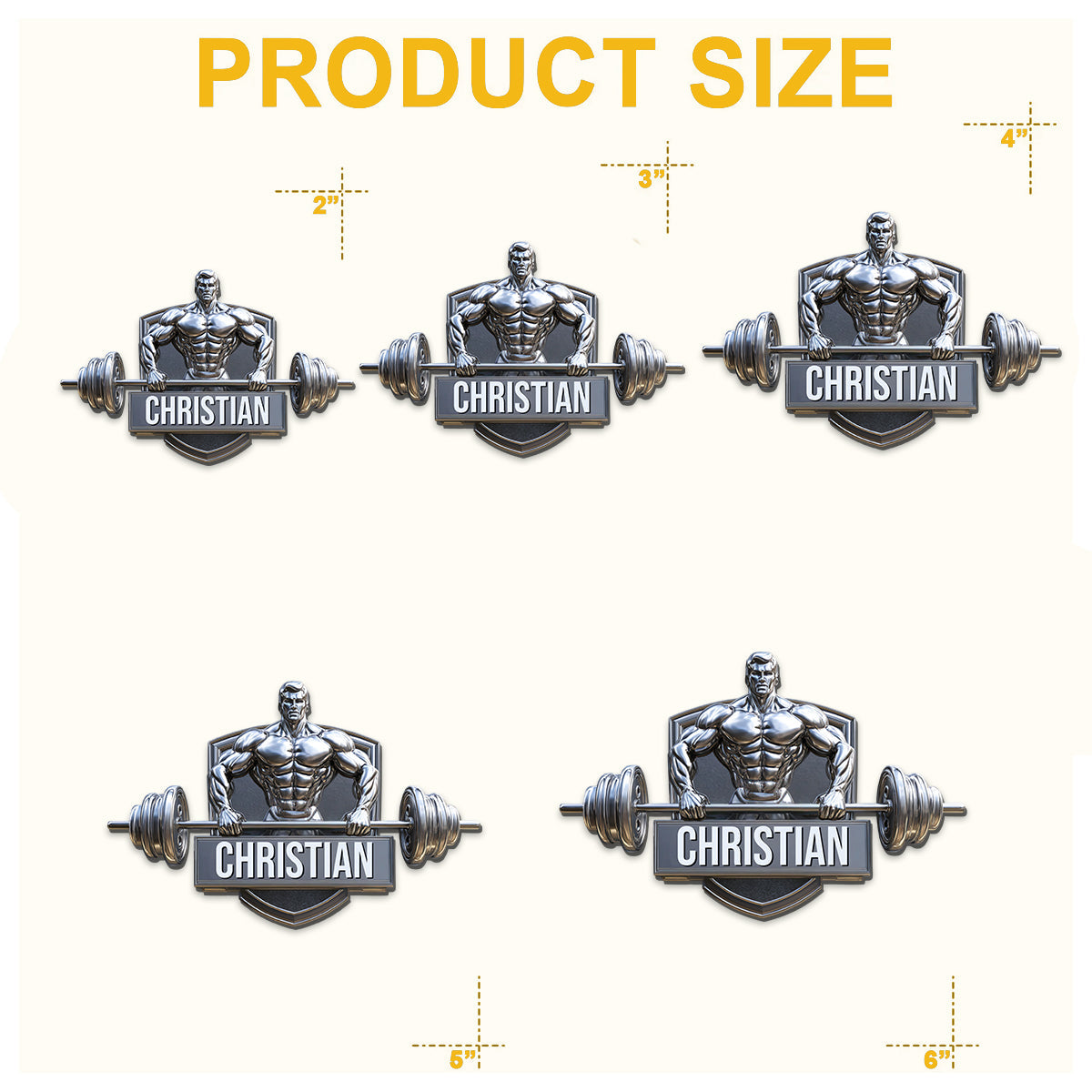 Installing Muscles - Personalized Fitness Magnet