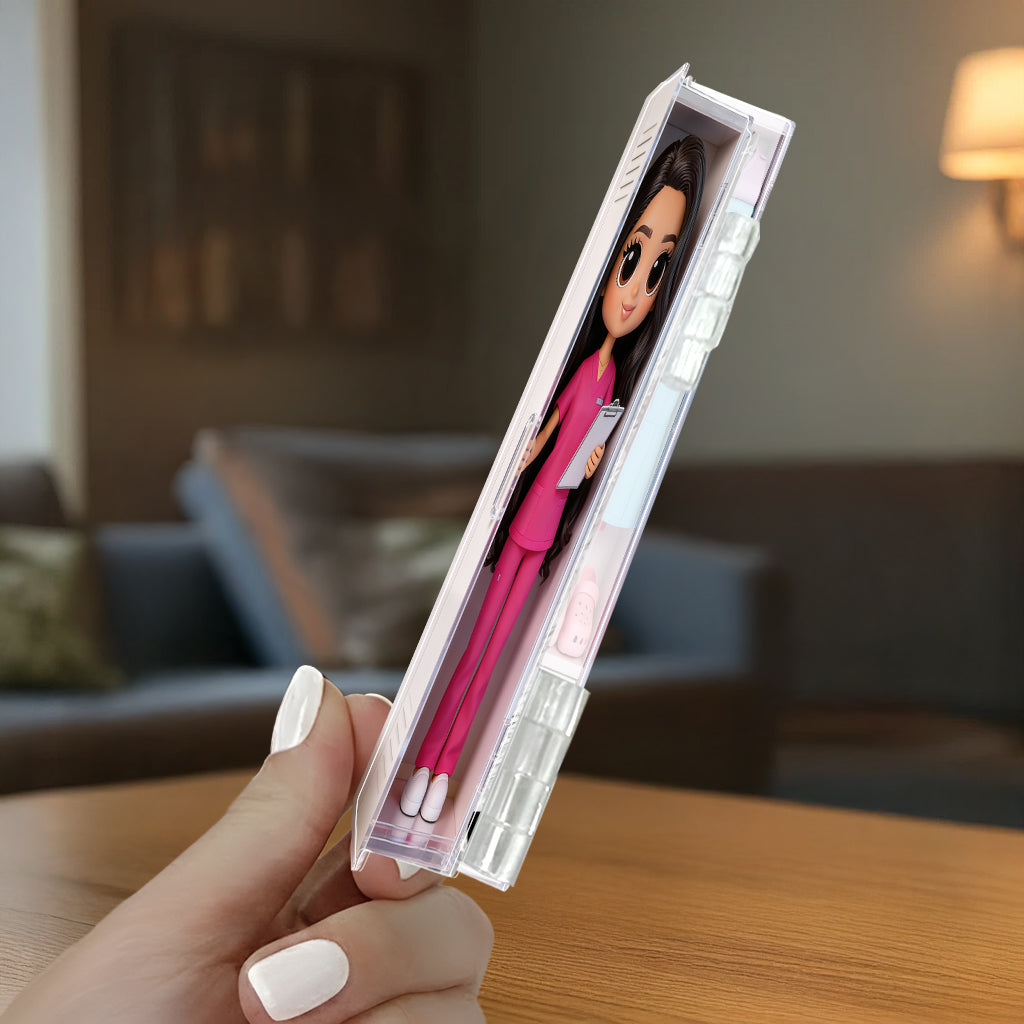 Diptyque acrylique personnalisé « Infirmière » avec n'importe quelle photo