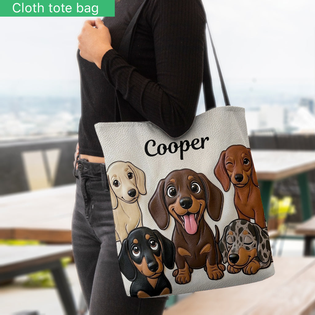 Dackel Liebe - Personalisierte Hundetasche