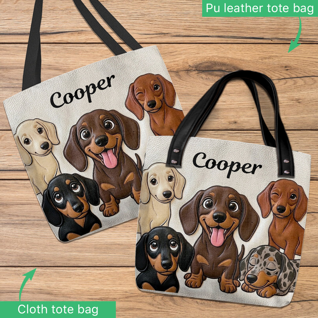 Dackel Liebe - Personalisierte Hundetasche