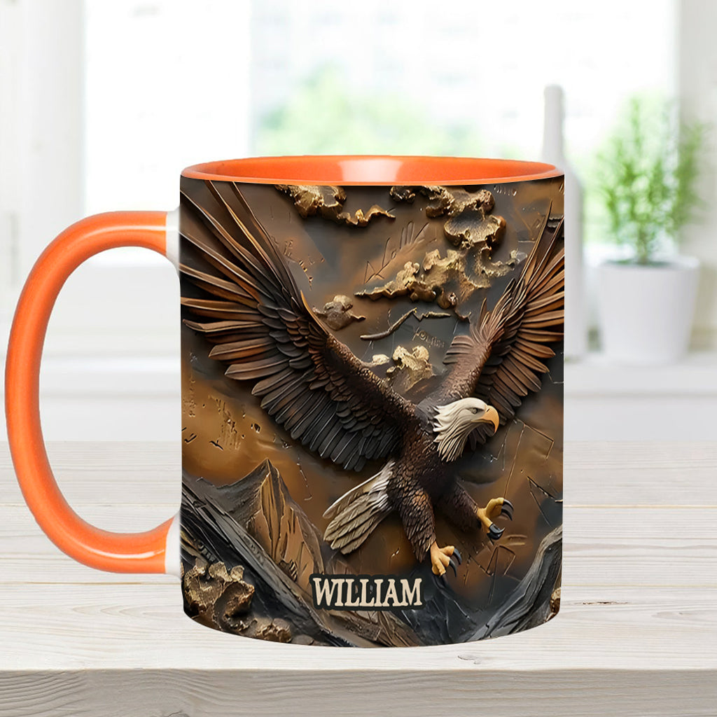 Adler - Personalisierte Tasse mit Weißkopfseeadler-Motiv