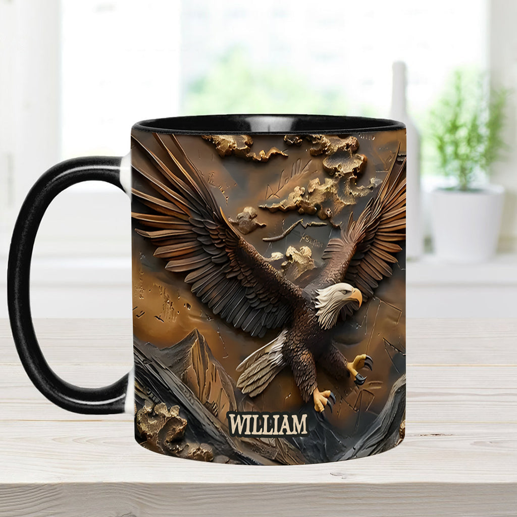 Adler - Personalisierte Tasse mit Weißkopfseeadler-Motiv