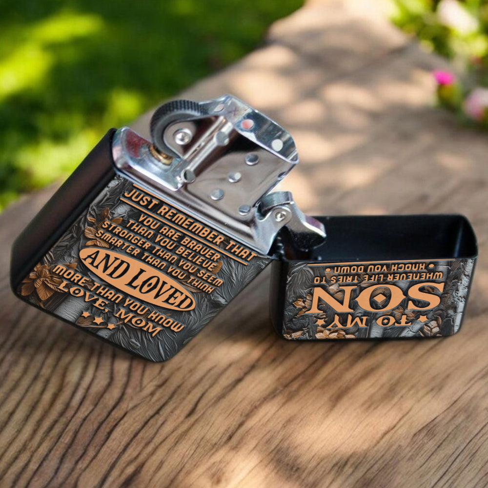 You Are Braver Than You Believe - Personalized Family Lighter