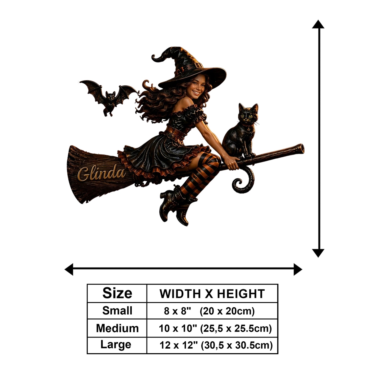 Welcome To The Witch House - Personalized Witch Wooden Wall Mount Sign