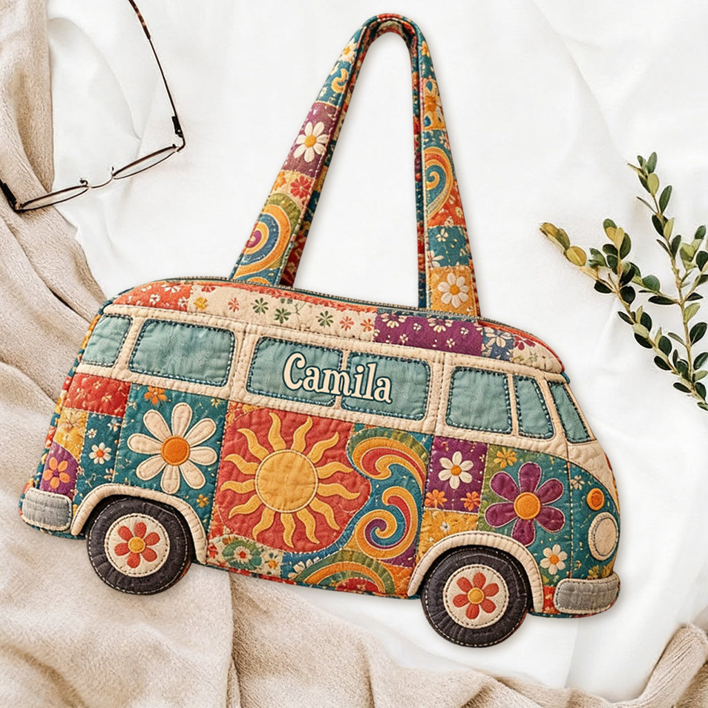 Free Soul - Personalized Hippie Custom Shape Tote Bag