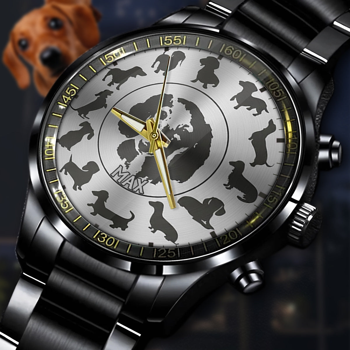 Proud Dog Dad/Dog Mom - Personalized Dog Hand Watch