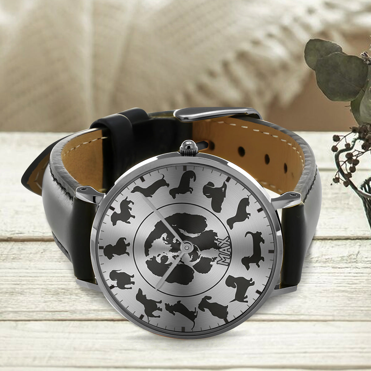 Proud Dog Dad/Dog Mom - Personalized Dog Hand Watch