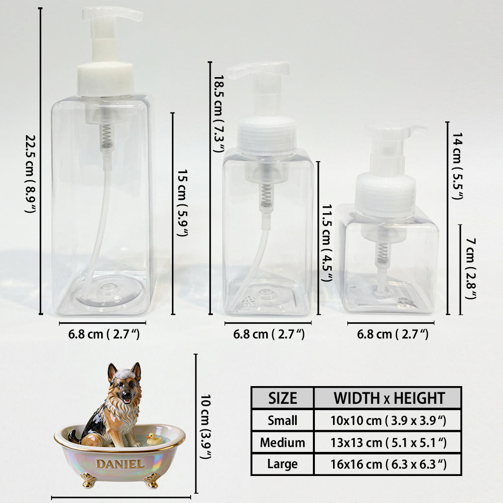 Custom Any Pet Photo - Personalized Dog Soap Dispenser