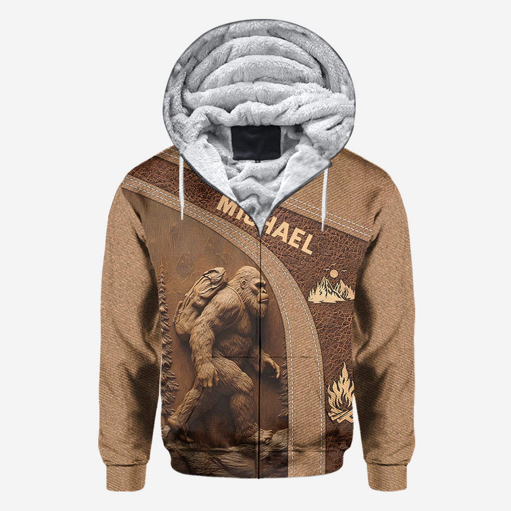 Sasquatch - Personalized Hiking All Over Shirt