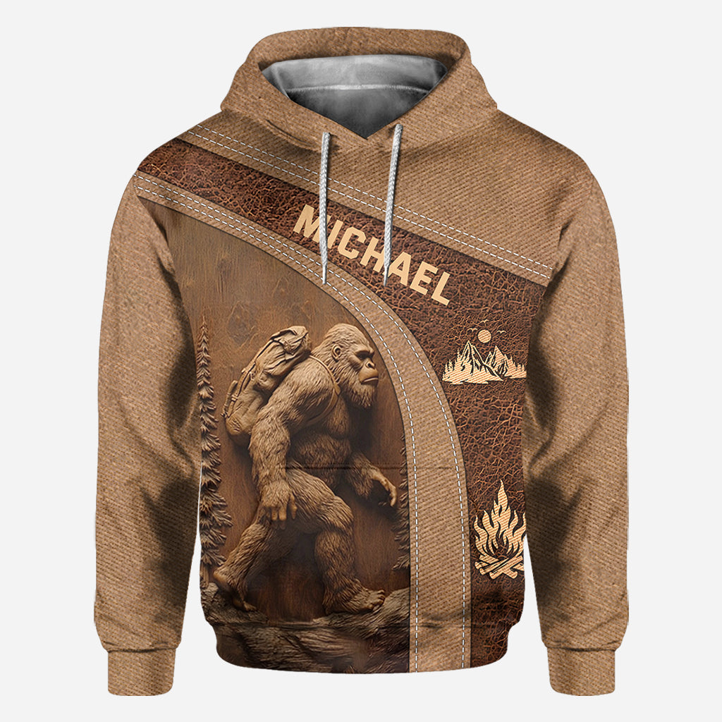 Sasquatch - Personalized Hiking All Over Shirt