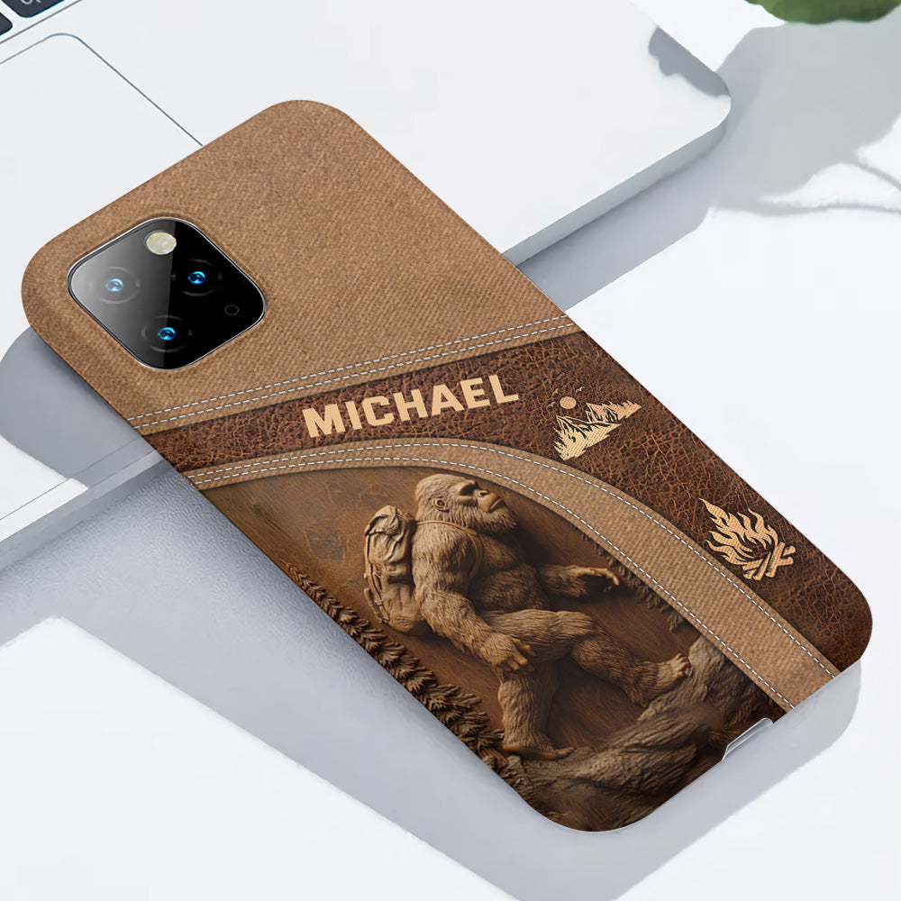 Sasquatch - Personalized Hiking Full Print Phone Case