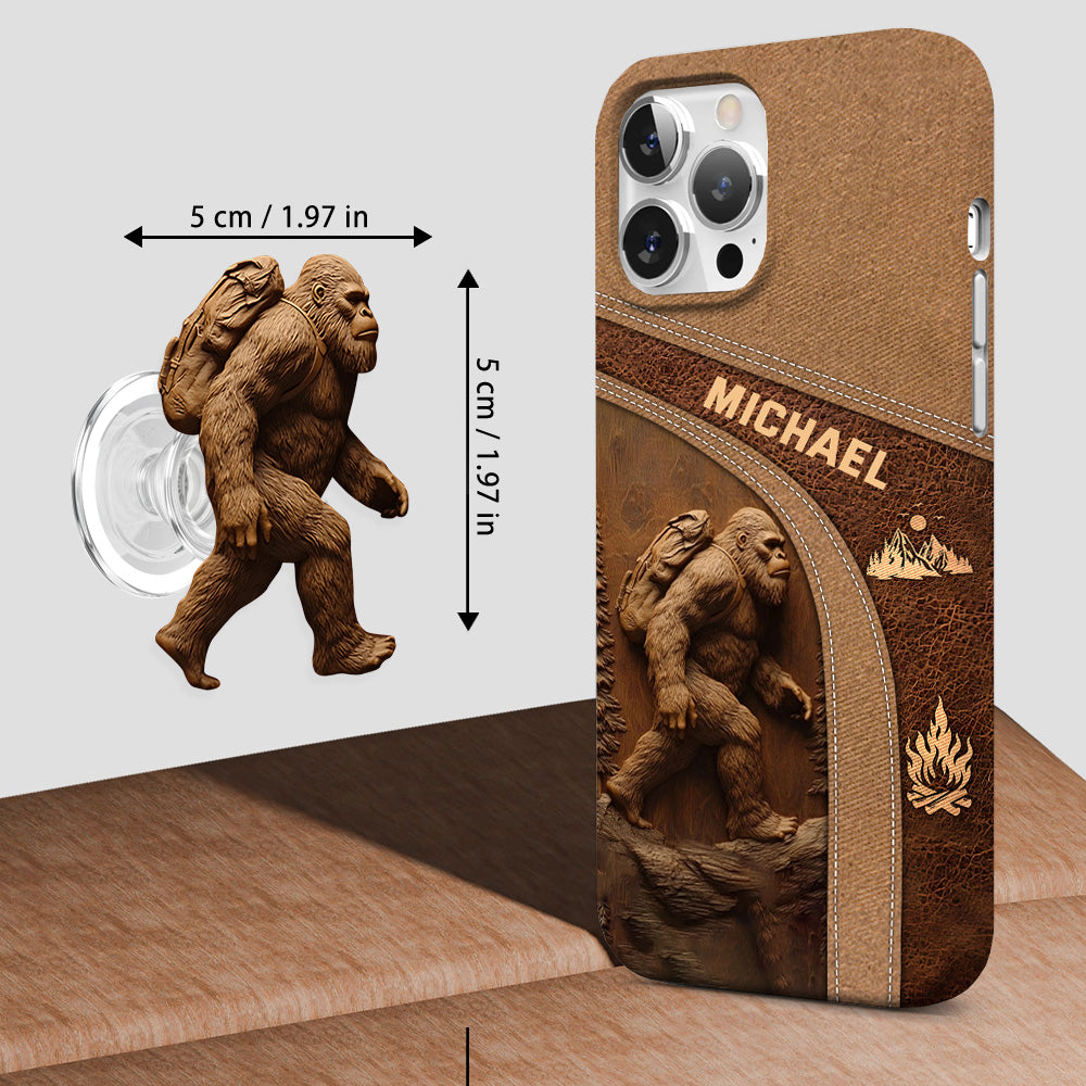 Sasquatch - Personalized Hiking Full Print Phone Case