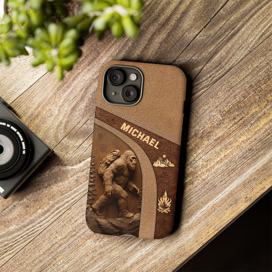 Sasquatch - Coque de téléphone personnalisée avec impression intégrale pour la randonnée