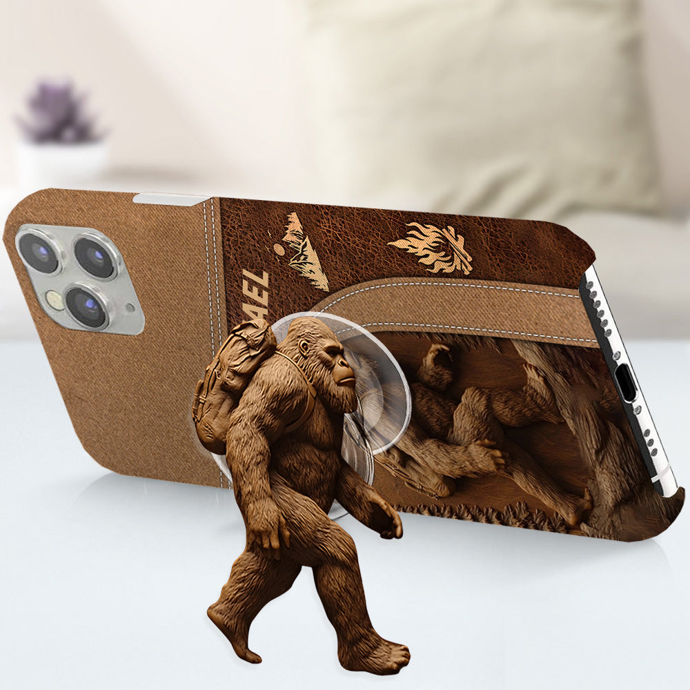 Sasquatch - Personalized Hiking Full Print Phone Case