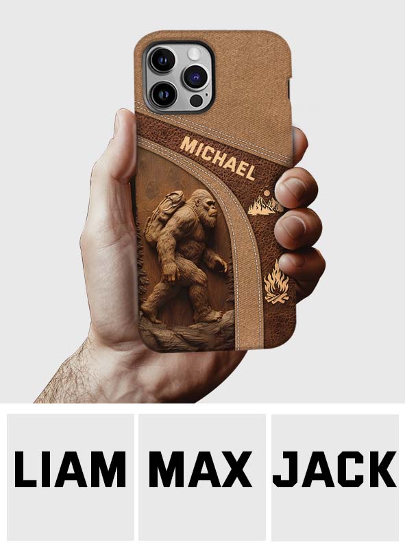 Sasquatch - Personalized Hiking Full Print Phone Case