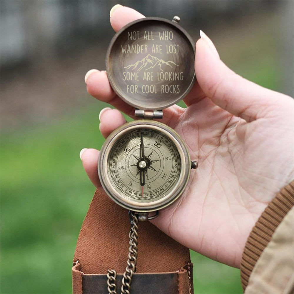 Adventure Is Out There - Personalized Hiking Compass