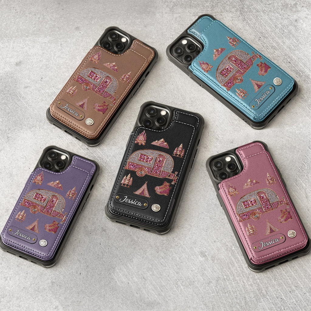 Love Camping - Personalized Camping Wallet Phone Case