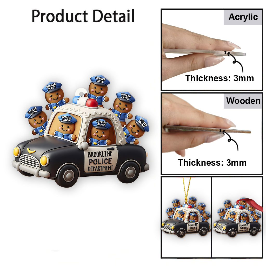 Our Department - Personalized Police Officer Ornament