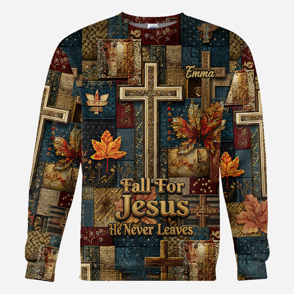 Fall For Jesus - Personalized Christian All Over Shirt