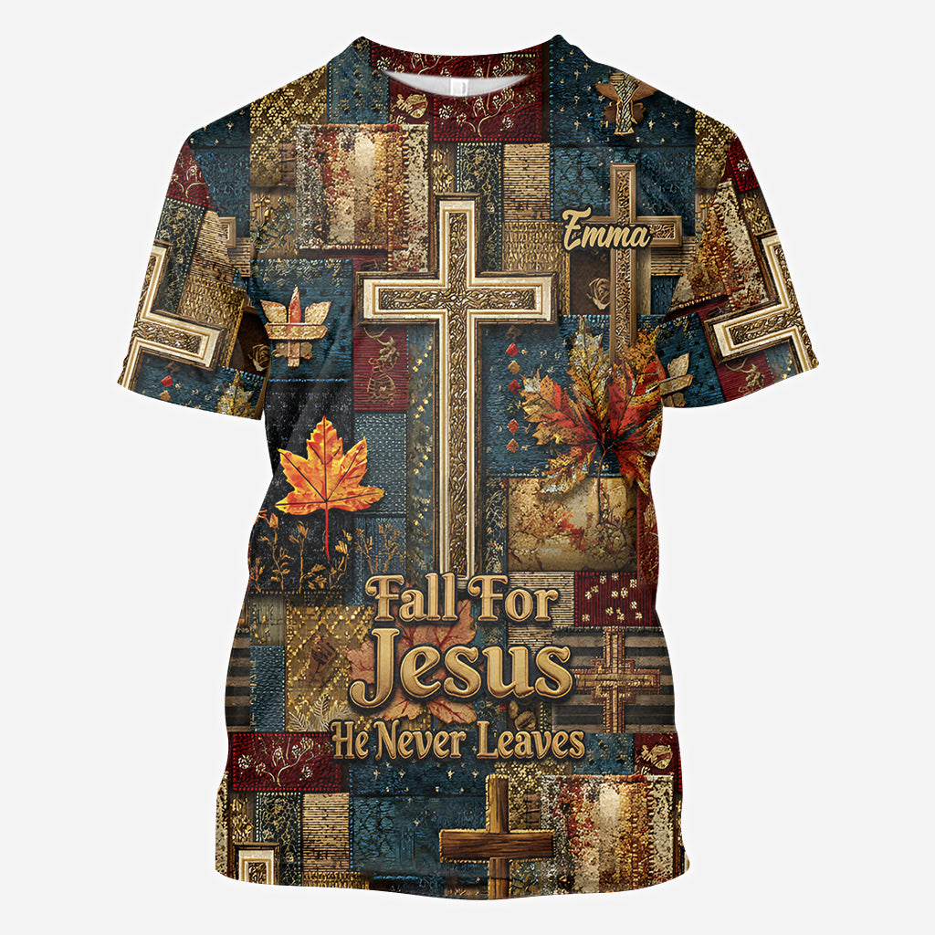 Fall For Jesus - Personalized Christian All Over Shirt