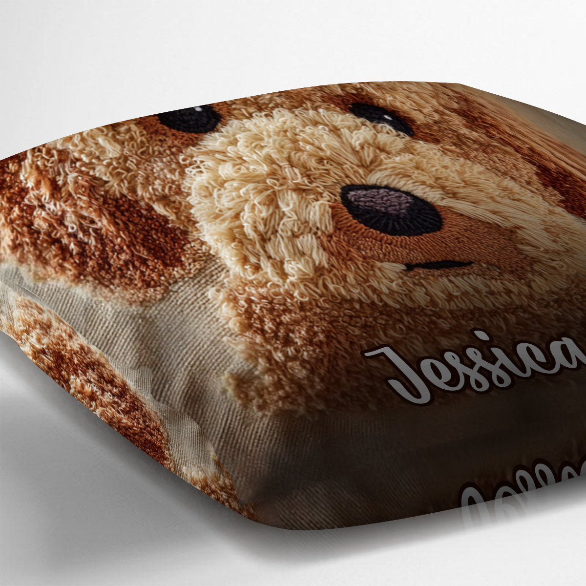 Amoureux des caniches - Coussin décoratif personnalisé à l'effigie de caniches