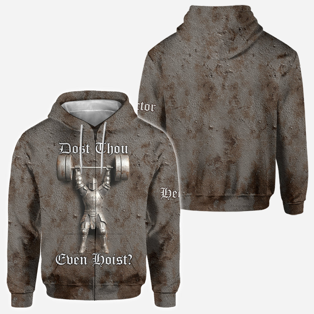 Dot Thou Even Hoist? - T-shirt de fitness personnalisé intégral