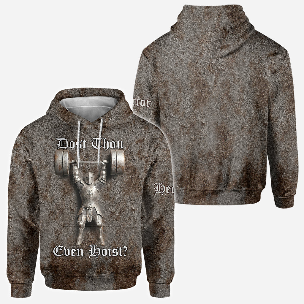 Dot Thou Even Hoist? - T-shirt de fitness personnalisé intégral