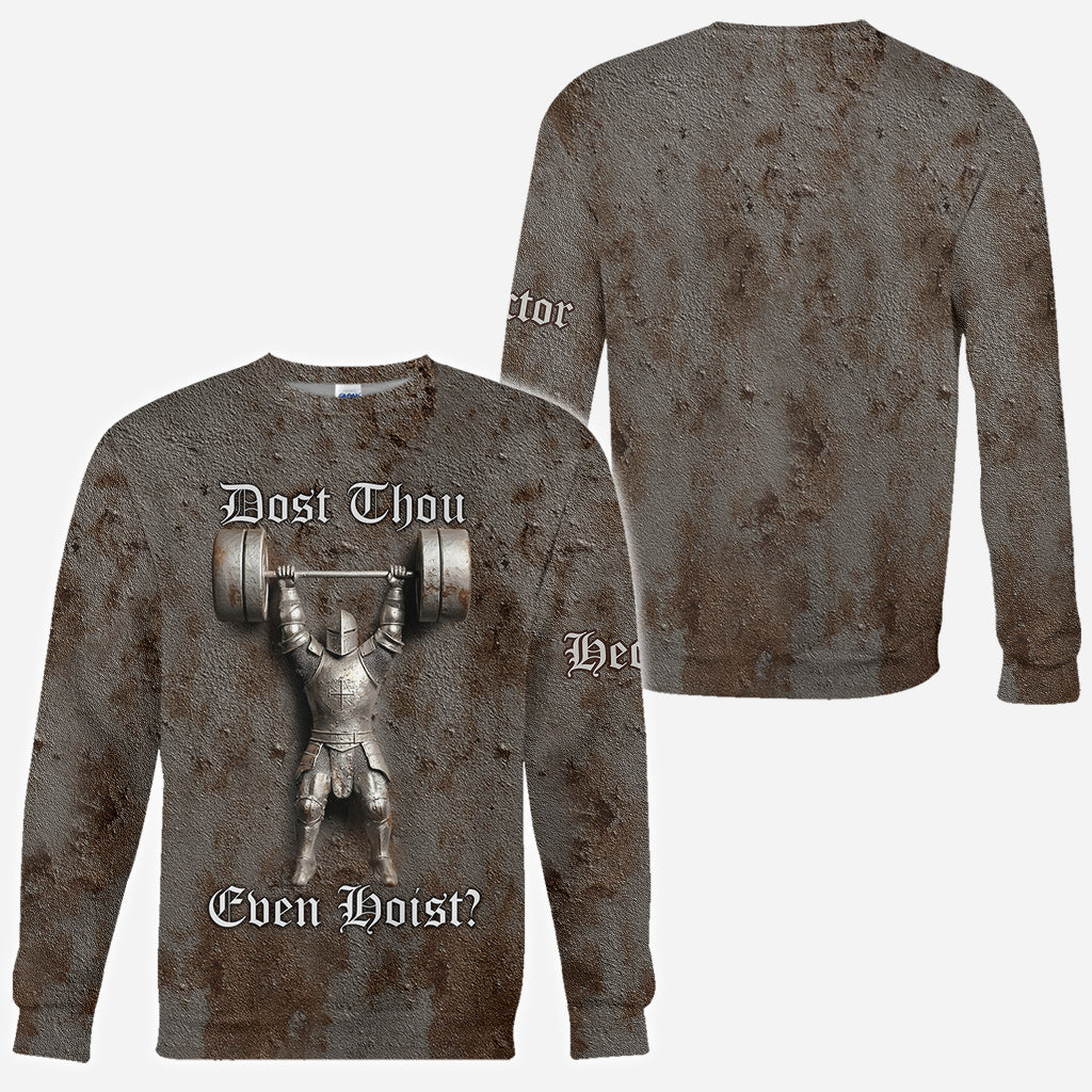 Dot Thou Even Hoist? - T-shirt de fitness personnalisé intégral