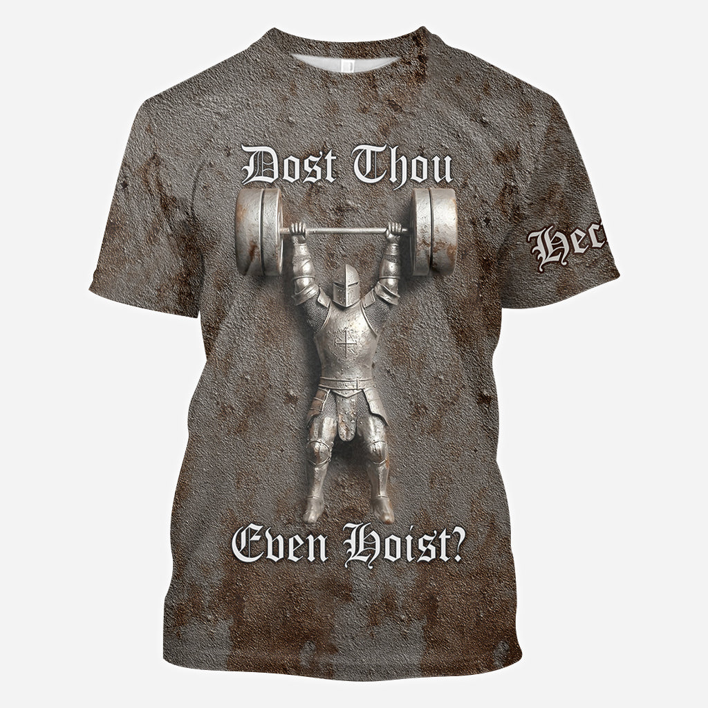 Dot Thou Even Hoist? - T-shirt de fitness personnalisé intégral