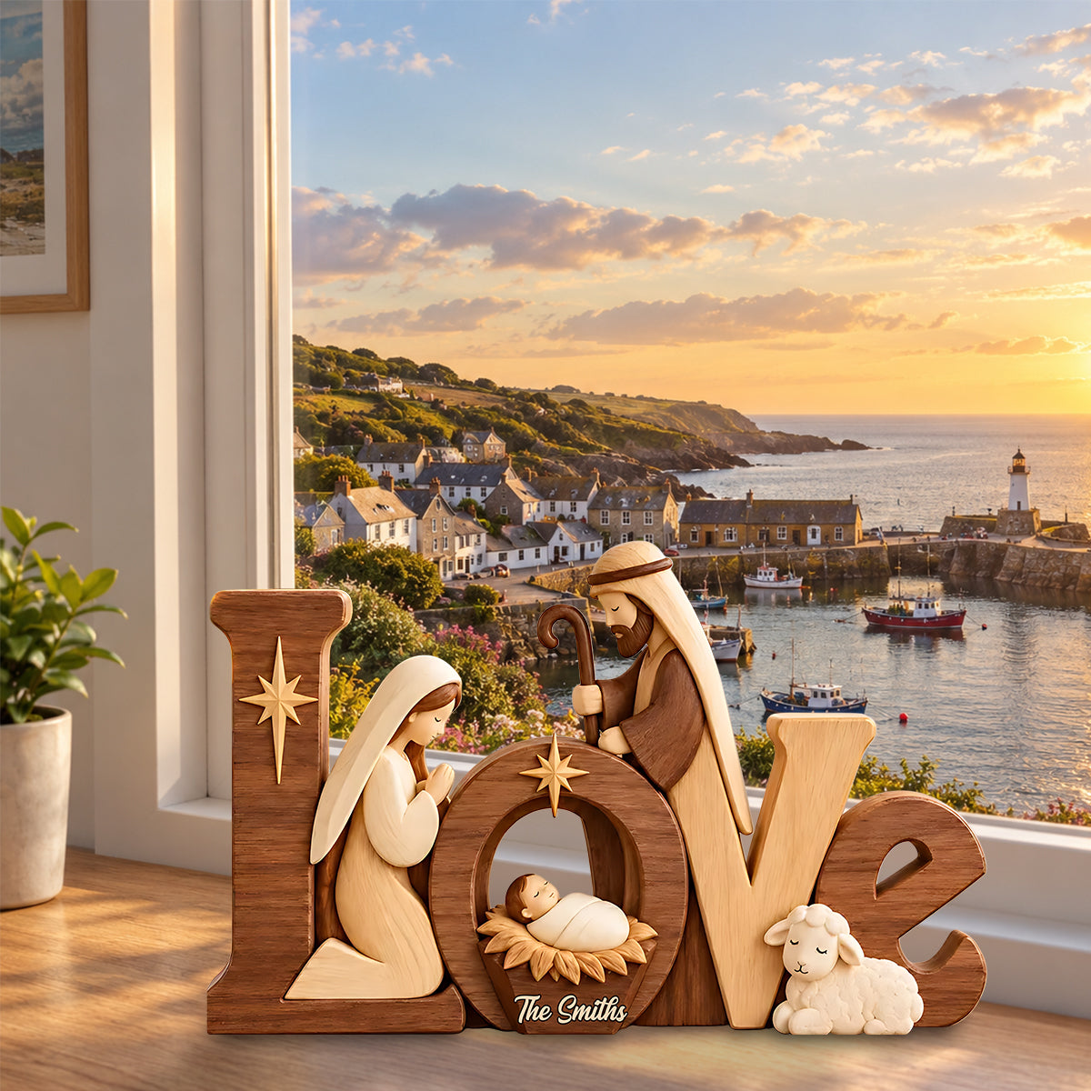 Faith - Personalized Christian Custom Shaped Wood Plaque