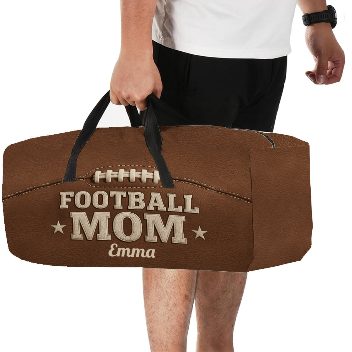 Personalisierte Fußball-Sporttasche für Mama/Papa/Oma/Onkel/Tante...