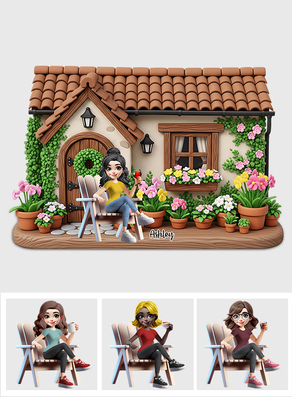 My Beautiful Garden - Personalized Gardening Custom Shaped Acrylic Plaque