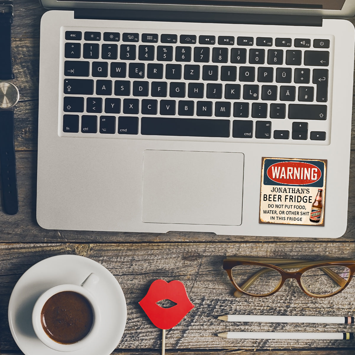 Beer Fridge - Personalized Beer Magnet