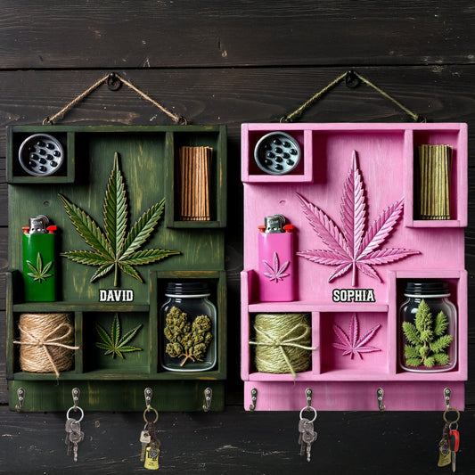 Magic Leaf - Personalized Weed Custom Shaped Hanging Rack