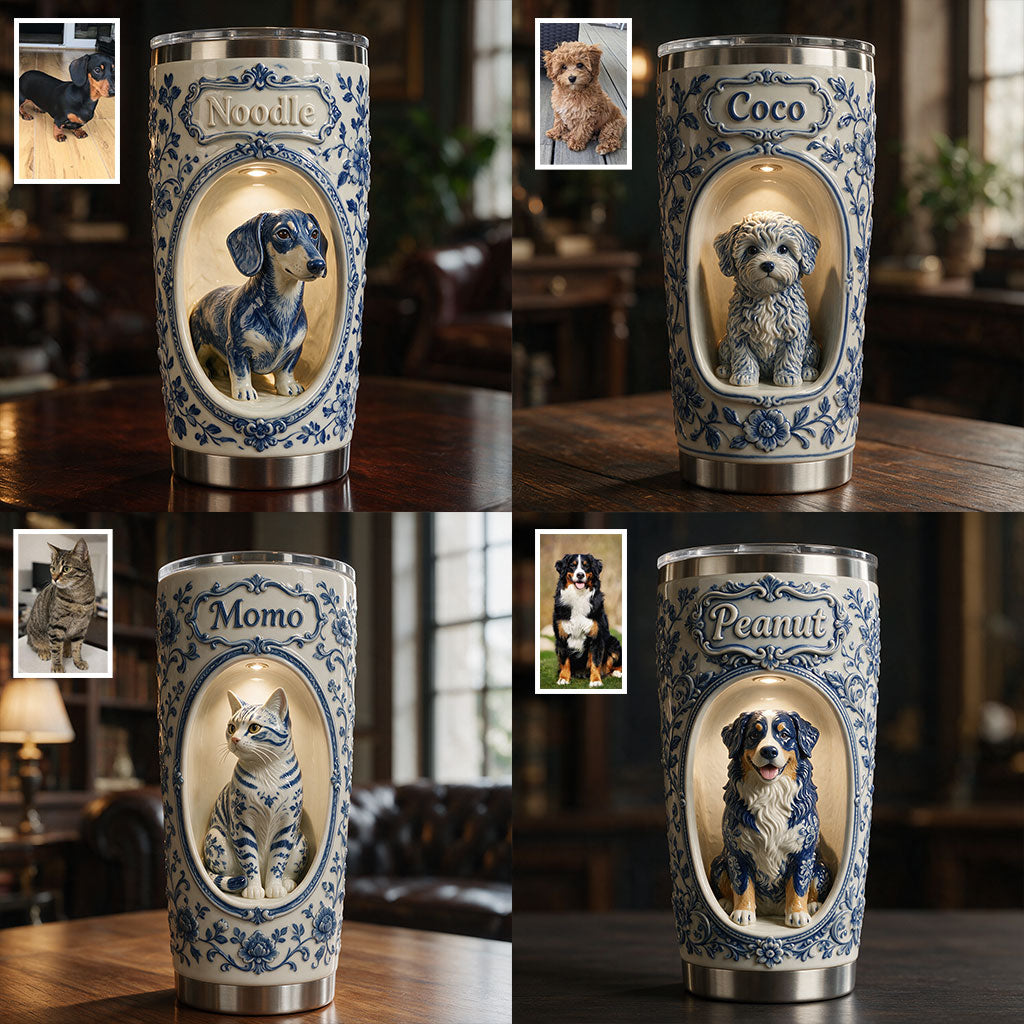 Any Photo - Personalized Dog Tumbler