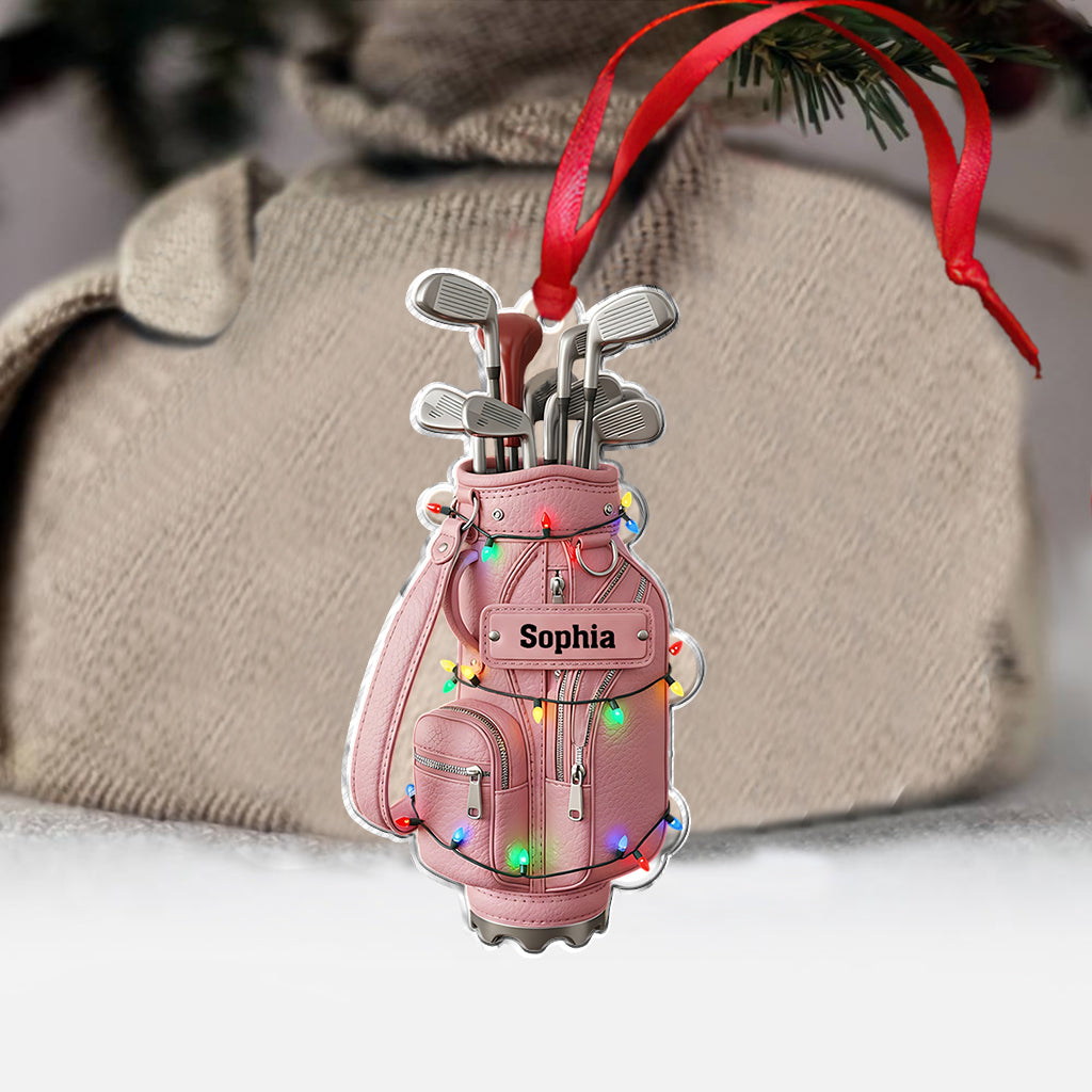 Merry Christmas - Personalized Golf Ornament