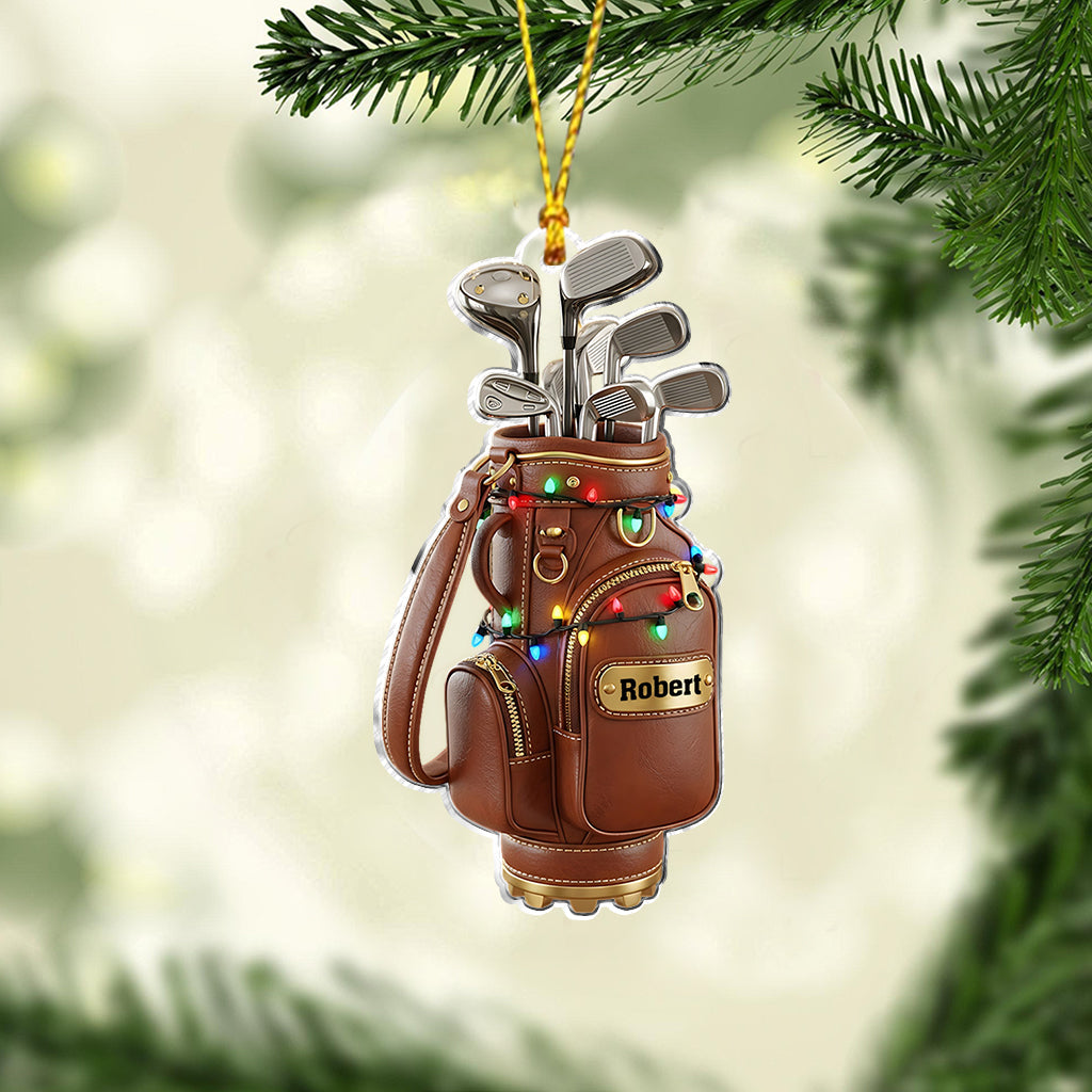 Merry Christmas - Personalized Golf Ornament