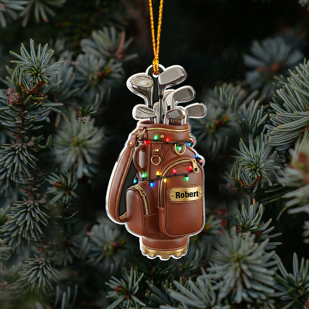 Merry Christmas - Personalized Golf Ornament