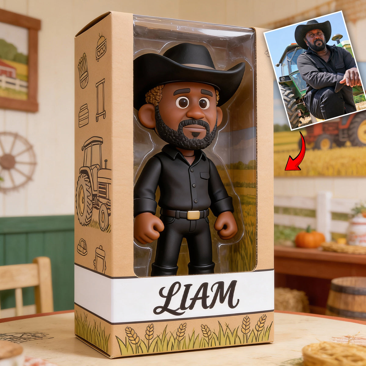 Farmer Gifts - Personalized Farmer Custom Shaped Acrylic Plaque