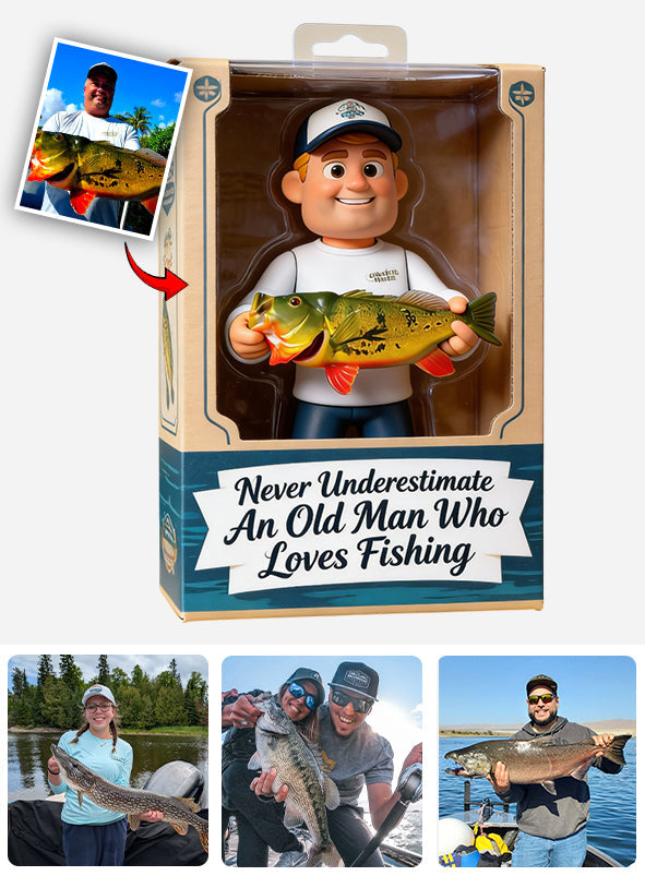 Pêche pour la vie - Plaque acrylique personnalisée sur le thème de la pêche