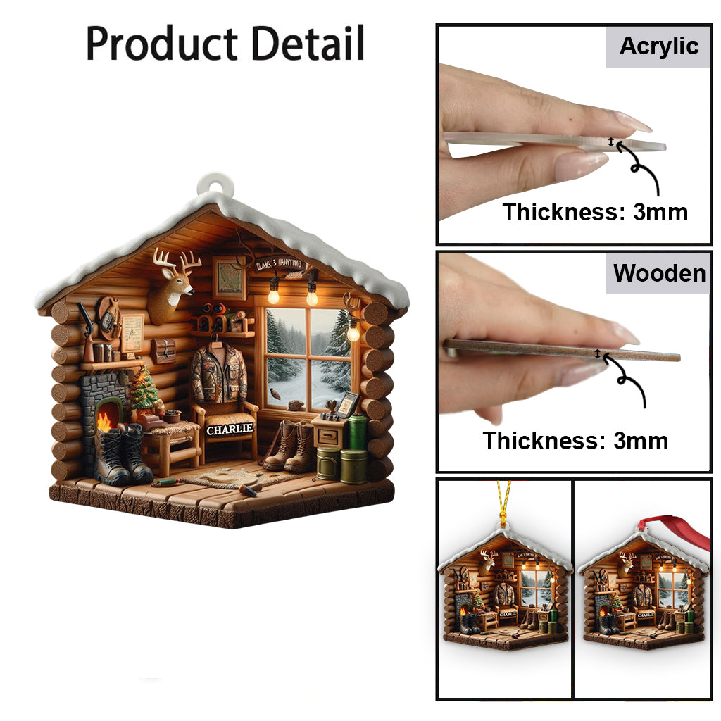 Love Hunting - Personalized Hunting Ornament